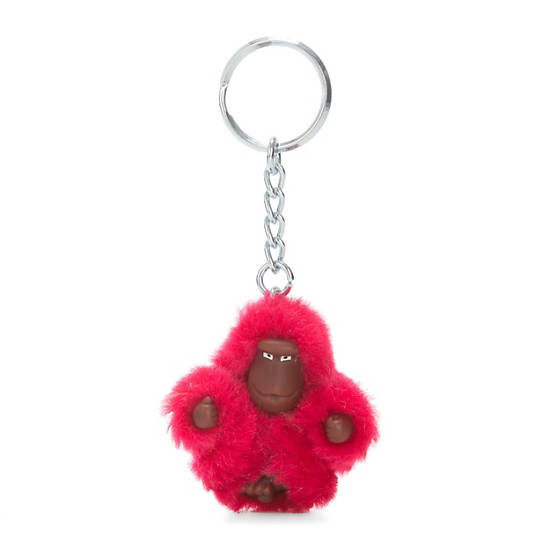 Kipling Sven Extra Small Iconic Monkey Keychain Accessories True Pink | CA 1977VR